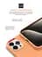 Силиконовый чехол с MagSafe для Apple iPhone 15 Pro Max, ICON2 MagCase, оранжевый, противоударный, панель с мягкой подкладкой, защита всего корпуса, поддержка беспроводной зарядки, совместим с защитными стеклами и пленками, ArmorStandart (ARM72753) - миниатюра 5