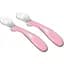 Набір силіконових ложечок Nuvita Easy Eating 2 шт. рожевий NV8480COOLPINK - мініатюра 1