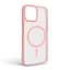 Чехол для Apple iPhone 15, Uniq MagCase, розовый, противоударный, панель-накладка с магсейф, ударопрочный TPU+PC, с магнитом MagSafe, поддержка полноценной беспроводной зарядки, ArmorStandart (ARM75287) - миниатюра 2