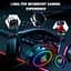 Наушники игровые Onikuma X10 Gaming with LED черно-серебристые - миниатюра 7