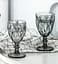 Набір келихів для вина Glassware 6шт Подарункові кольорові скляні фужери для коктейлів 300мл Сірий - мініатюра 6