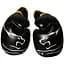 Рукавиці боксерські PowerPlay PP 3018 Black/Yellow - 16 унцій - мініатюра 2