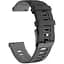 Браслет Rage для Samsung Galaxy Watch 5 - чорно-сірий ширина кріплення 20мм силікон Watchbands (W36-5WB12227561) - мініатюра 1
