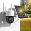 Вулична Wi-Fi камера відеоспостереження Solar Wi-Fi Camera Q6 Захист IP65 Сонячна батарея Білий - мініатюра 7