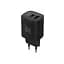 Зарядний пристрій мережевий MAKE 30W GaN3 Type-C PD3.0 + USB QC3.0 Black - мініатюра 7