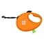 Повідець-рулетка для собак Waudog R-leash з контейнером для пакетів світловідбивна стрічка M до 20 кг 5м помаранчевий - мініатюра 4
