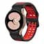 Ремінець для Samsung Galaxy Watch 4 Classic 42mm - чорно-червоний ширина кріплення 20мм силікон перфорація розмір L Watchbands Galaxy Sport (WB00S4GALAXYSPORT1CLASSIC442) - мініатюра 2
