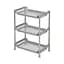 Етажерка Fabrika Home 3-х ярусна 27.5 х 17 х 39 см Сіра - мініатюра 1