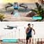Дрон із камерою 4K для дітей і дорослих, безщітковий двигун RC Quadcopter для початківців, 36 хвилин польоту/запуск одним ключем - мініатюра 4