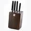 Набір Huo Hou Fire Compound Steel Knife Set (4 ножі з підставкою) HU0033 - мініатюра 2