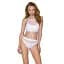 Спортивный топ с прозрачной вставкой Passion PS006 TOP white L - миниатюра 4
