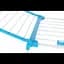 Сушилка для белья напольная раскладная белая с синим Clothes dryer 154x59x108см - миниатюра 6