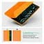 Чохол-книжка для планшета Apple iPad Air 11 (2024)/Air 11 (2025)/Air 11 (2026), Smart Fold Pen, помаранчевий, 11 дюймів, з екошкіри + TPU, з магнітною застібкою, підставкою, тримачем під стилус, протиударний, з функцією Wake/Sleep - мініатюра 6