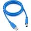 Кабель Ritar Usb 3.0 AM/BM 3.0 м синий для периферии - миниатюра 1