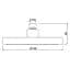 Верхний душ Jaquar Rain shower OHS-CHR-497N, Хром - миниатюра 2