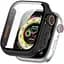 Чохол-накладка DK Пластик Soft-Touch Glass Full Cover Ultra для Apple Watch 41mm (black) - мініатюра 1