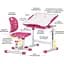 Комплект мебели Evo-kids Evo-05 Ergo Pink: стол+стул (Evo-05 Ergo PN) - миниатюра 3