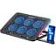 Охлаждающая подставка для ноутбука до 15,6 дюйма GamePro GPCP-590 RGB 2xUSB 6xfans - миниатюра 1