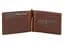Кожаный мужской зажим для денег GRANDE PELLE 12х8х1 см acs0027523 - миниатюра 2