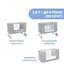 Кроватка Chicco Next2Me Forever 3 в 1 Серая (79650.61) - миниатюра 2