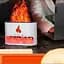Лампа зволожувач повітря Docsal Flame 3в1 з ультразвуковим зволоженням і соляним камінням Білий - мініатюра 5