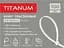 Хомут пластиковий Titanum УФ PA6.6, 3.6x250 мм 100 шт. білий (TF-PH3625-W) - мініатюра 2
