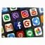 Серветка Social media - мініатюра 1