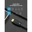 Кабель мультимедийный HDMI M to HDMI M 1.0m 4K cotton braided black zinc alloy Vention (ALMBF) - миниатюра 6