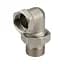 Згін-американка Karro KR3103 1/2" кутовий нікельована латунь 30412 - мініатюра 1