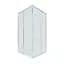 Душова кабіна Qtap Pisces CRM109-11SP5 90-105x90-105 см, скло Pear 5 мм без піддона, Хром, Універсальна, матовий - мініатюра 1