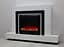 Електричний камін Fireplace Craftsman Tokado White Bluetooth звук потріскування дров (10080122) - мініатюра 7