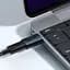 Перехідник USB 3.1 M to USB-C F blue Baseus (ZJJQ000103) - мініатюра 8