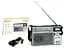 Радіоприймач Yuegan YG-218BT Bluetooth радіо робота від мережі акумулятора батарейок AM/FM/SW MP3 USB/microSD/TF - мініатюра 2