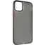 Чохол-накладка DK Silicone Matting Silk для Apple iPhone 11 Pro (black / red) - мініатюра 1