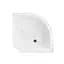 Душовий бокс Kroner KRP Enzo - WD.C.T.F. 90x90 cм CV029571, Хром матовый, матовий, хром матовий - мініатюра 3