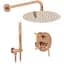 Душова система прихованого монтажу Rea Lungo rose gold + BOX REA-P4111, Теплий захід сонця - мініатюра 1