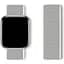 Ремешок DK CDK для Apple Watch 40mm (Series 4 / 5 / 6 / SE1 / SE2) Nylon Sport Loop (08883) (seashell) - миниатюра 2