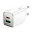 Адаптер мережевий HOCO Glorious N46 |1USB/1Type-C, 20W/3A, PD/QC| - мініатюра 1
