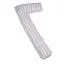 Подушка для беременных и отдыха MirSon Г-образная №5004 Color Line Stripe White Gray 140х40х20 см бело-серая (2200010969559) - миниатюра 2
