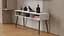 Тумба под телевизор Кентукки Ferrum-decor 45x139x38 Черный металл ДСП Белый 16 мм (FRD-106733) - миниатюра 3
