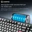 Клавіатура ігрова механічна GamePro MK-305-BK Asgard Drakkar Keychron Super Red Switch Bluetooth 5.2/2.4 ГГц/USB Black - мініатюра 11