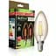 Лампочка Eurolamp LED CL 6W 620 Lm E14 3000K deco 2шт (MLP-LED-CL-06143(Amber)) - мініатюра 1