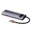 USB-Хаб Baseus USB-C Metal Gleam Series 5in1 Gray (CAHUB-CX0G) - мініатюра 5
