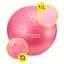 М'яч для фітнесу (фітбол) Cornix 55 см напівмасажний Anti-Burst Pink XR-0461 - мініатюра 5