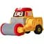 Коллекционная машинка Roi Visual Робокар Макс Die Cast металлическая желтая (MRT-0609) - миниатюра 1