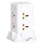 Сетевой фильтр-удлинитель Yiwu HP-5-3MF TOWER B22 4,8 м 6 розеток 3USB+1PD и LED-лампа белый - миниатюра 1