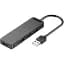 Хаб USB Vention 2.0 -> 4xUSB 2.0 0.15м Black (CHMBB) - миниатюра 1