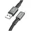Кабель Hoco X85 Pisces Cable USB to Lightning 2A 1m Black - мініатюра 1