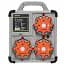 Комплект профессиональных фонарей Mactronic X-Flare Magnetic Red Blue Amber Recharg 30 Lm 12 V 220 V (PSD0112) - миниатюра 1