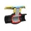 Кран шаровой SantehPlast ПЭ ВВ 1/2"х1/2" PP 30412 - миниатюра 2